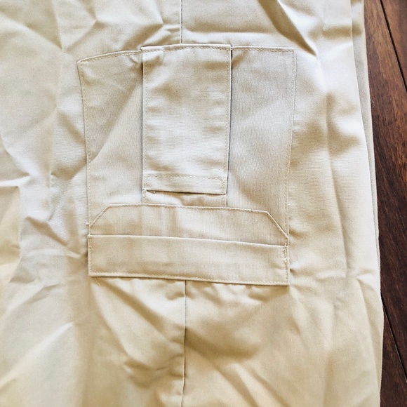 Khaki Tactical Pants 48 Inch Waist Mesh Pockets REX - Picture 3 of 4